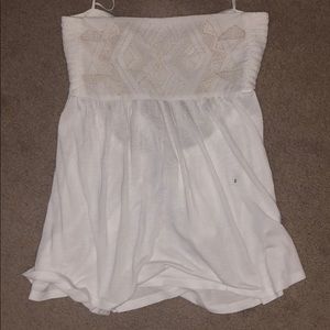 White Summertime Tube top from American Eagle